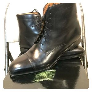 Magnanni for NM Black leather dress boot Size 12 M